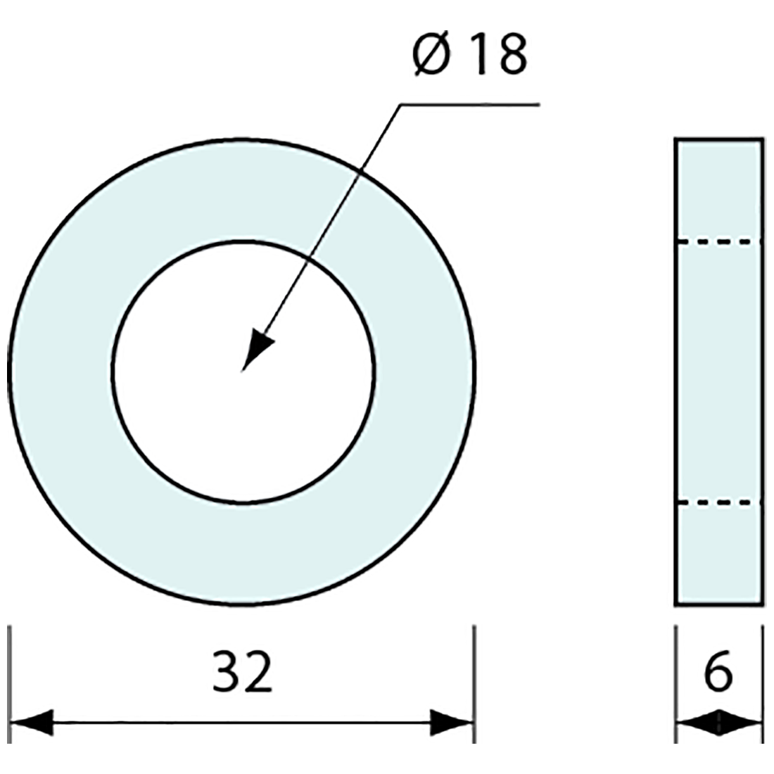 Anti Rattle Washer Rubber